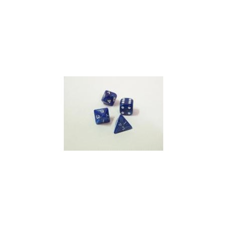 Dado 10 caras Perla Azul