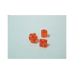 Dado 6 caras Gema Naranja...
