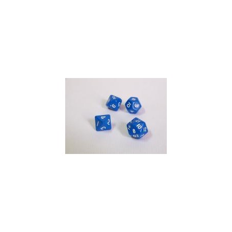 Dado 8 caras Opaco Azul