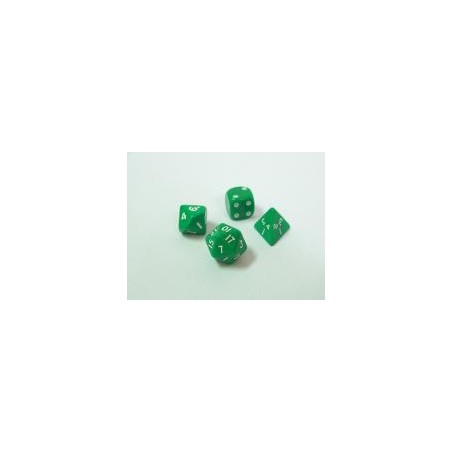 Dado 8 caras Opaco Verde