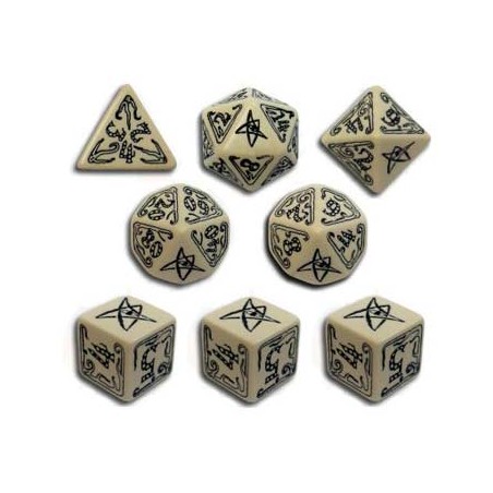 Set de 7 dados Cthulhu...