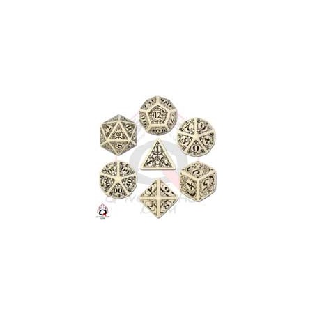 Set de 7 dados Steampunk...