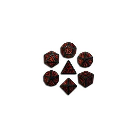 Set de 7 dados Elvish...