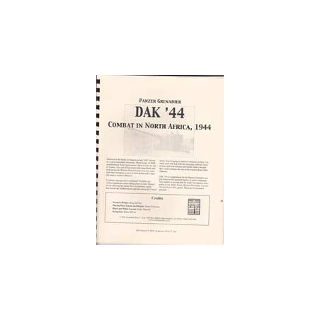 Panzer Grenadier: DAK '44