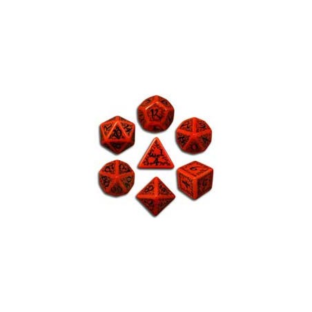 Set de 7 dados Elvish...