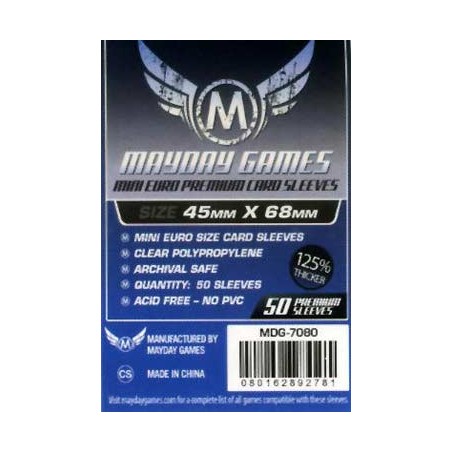 50 Fundas Mayday Games Mini...