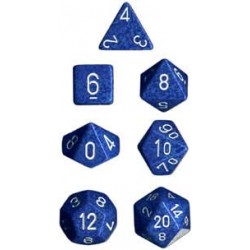 Set 7 dados Opaco moteado -...