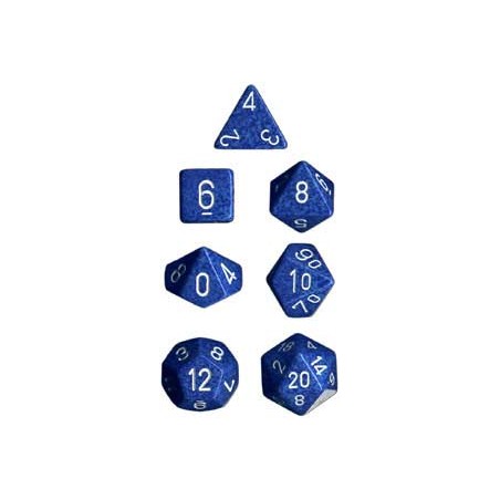 Set 7 dados Opaco moteado -...