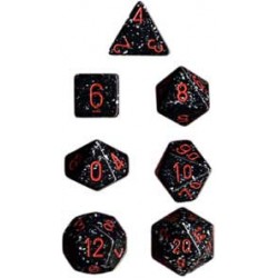 Set 7 dados Opaco moteado -...