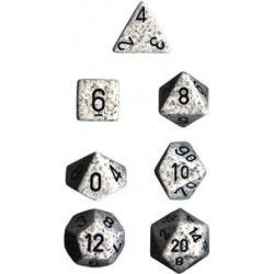 Set 7 dados Opaco moteado -...