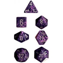 Set 7 dados Opaco moteado -...