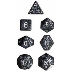 Set 7 dados Opaco moteado -...