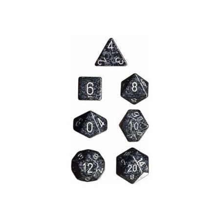 Set 7 dados Opaco moteado -...