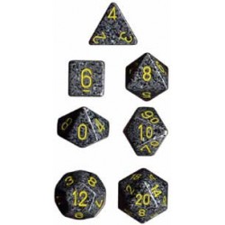 Set 7 dados Opaco moteado -...