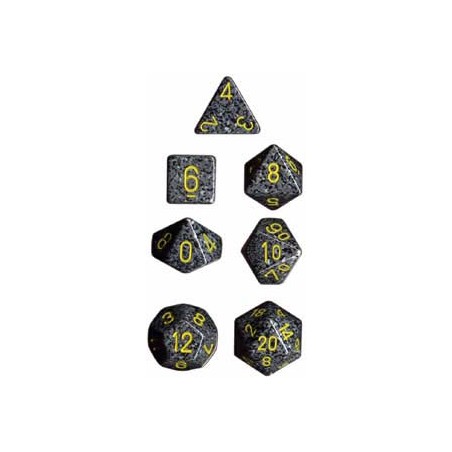 Set 7 dados Opaco moteado -...