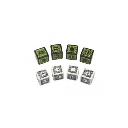 Cyber Fudge Dices: 4 Black...