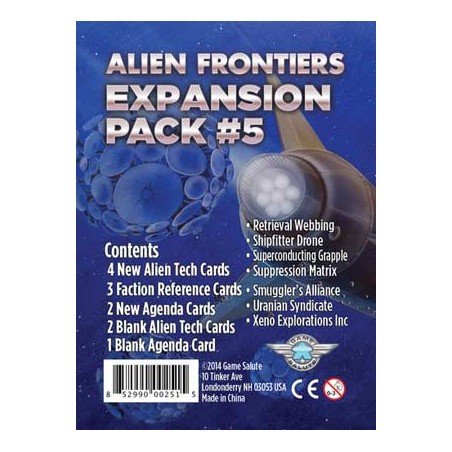 Alien Frontiers: Expansion...