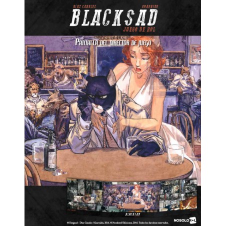 Blacksad: Pantalla del DJ