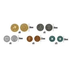 80 Monedas Metálicas (Scythe)