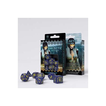 Set de 7 dados Galactic...