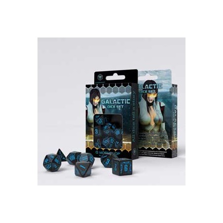 Set de 7 dados Galactic...