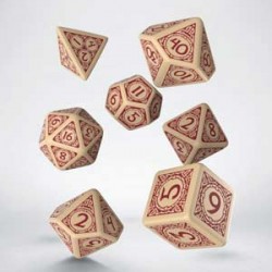 Set de 7 dados Viking Beige...