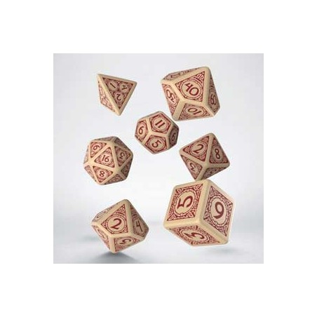 Set de 7 dados Viking Beige...