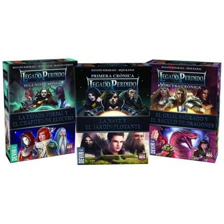 Pack Legado Perdido 1, 2 y 3
