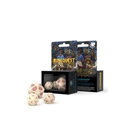 RuneQuest Beige & burgundy...