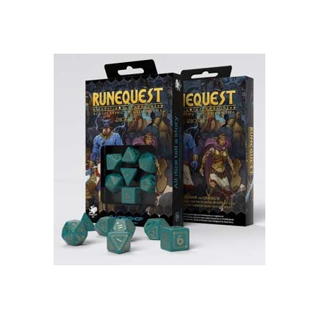 RuneQuest Turquoise & gold...