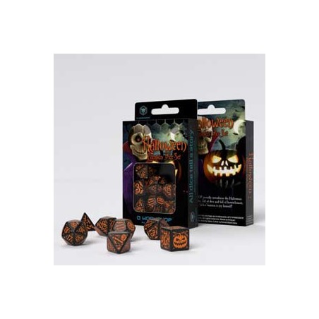 Set de 7 dados Halloween...