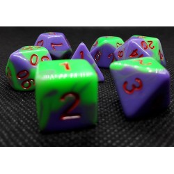 Set 7 dados Green Joker