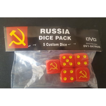 Russia WWII Six-Sided Dice (5)