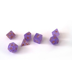 Set 7 dados Frosted...