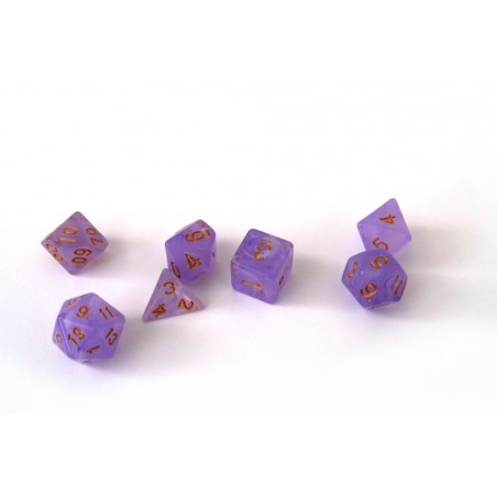 Set 7 dados Frosted...