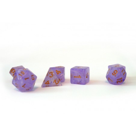 Set 7 dados Frosted...