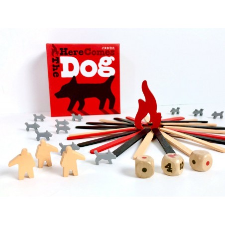 Here comes the dog