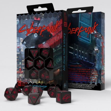 Cyberpunk Red RPG Dice Set...