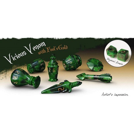 PolyHero Rogue 7-Dice Set -...