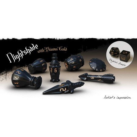 PolyHero Rogue 8-Dice Set -...