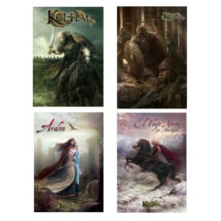 Pack de 4 libros Keltia