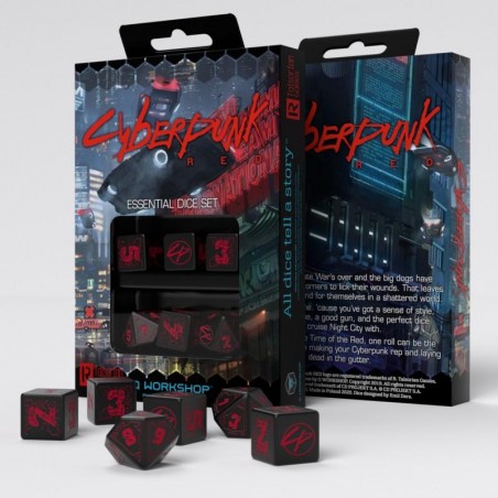 Cyberpunk Red RPG Dice Set:...
