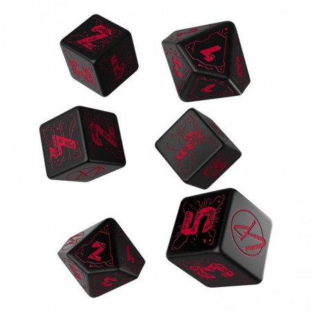 Cyberpunk Red RPG Dice Set:...