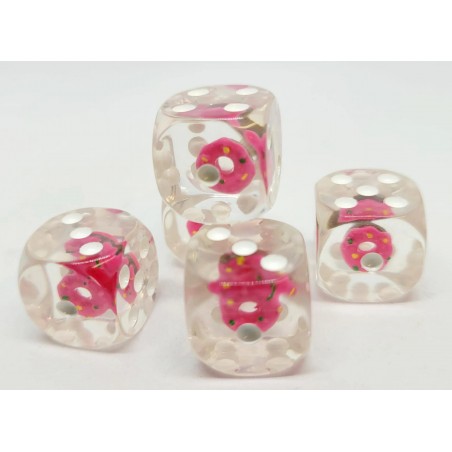Set de Dados D6: Donut Pink...