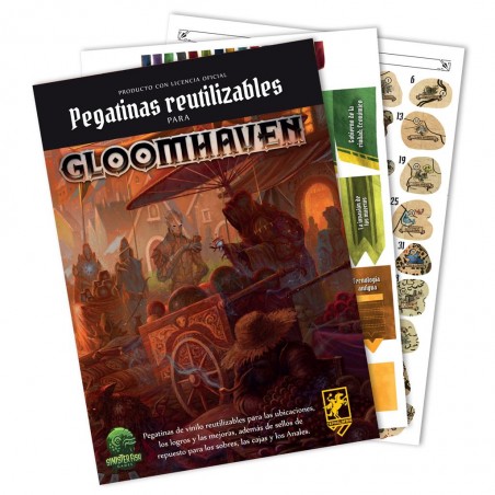 Gloomhaven. Pegatinas...
