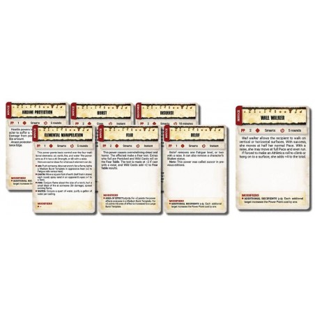 Savage Worlds: Power Cards