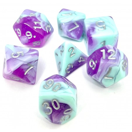 Set 7 dados Blueberry...