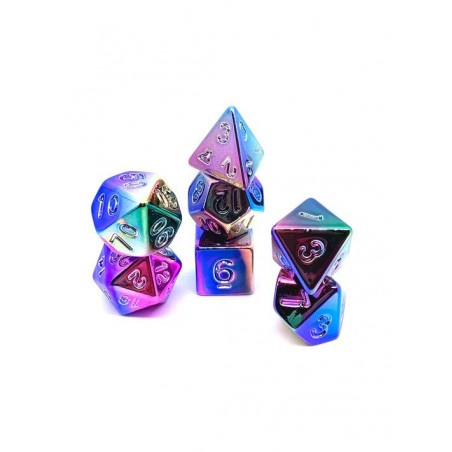 Set de 7 dados Shiny Rainbow