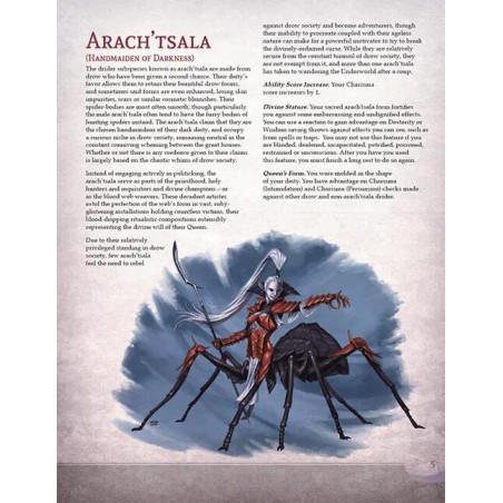 Rise of the Drow 5E: Drider...