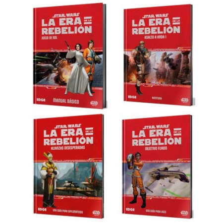 Pack de 4 libros Star Wars:...